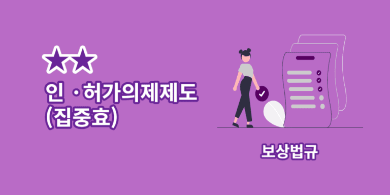 집중효-인허가의제제도