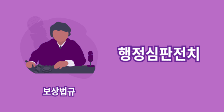 행정심판전치