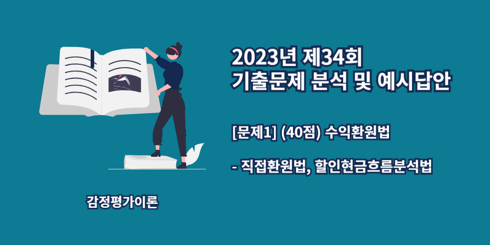 수익환원법-직접환원법-할인현금흐름분석법-2023년기출-1번